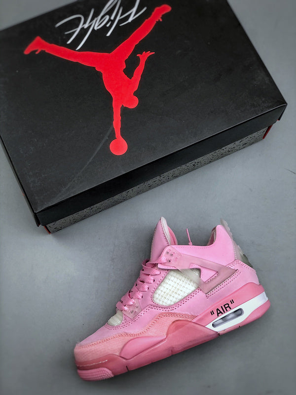 Air Jordan 4 Retro OFF-WHITE Pink