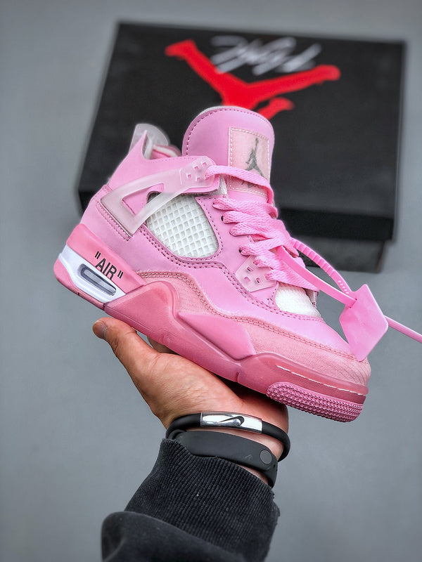 Air Jordan 4 Retro OFF-WHITE Pink